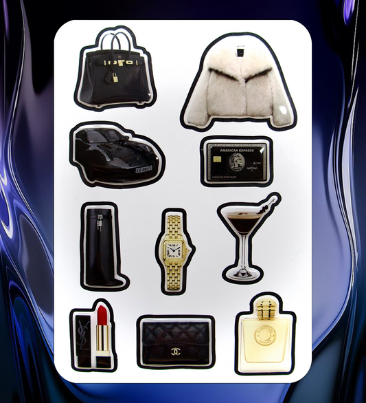 3D Epoxy Luxury Stickers