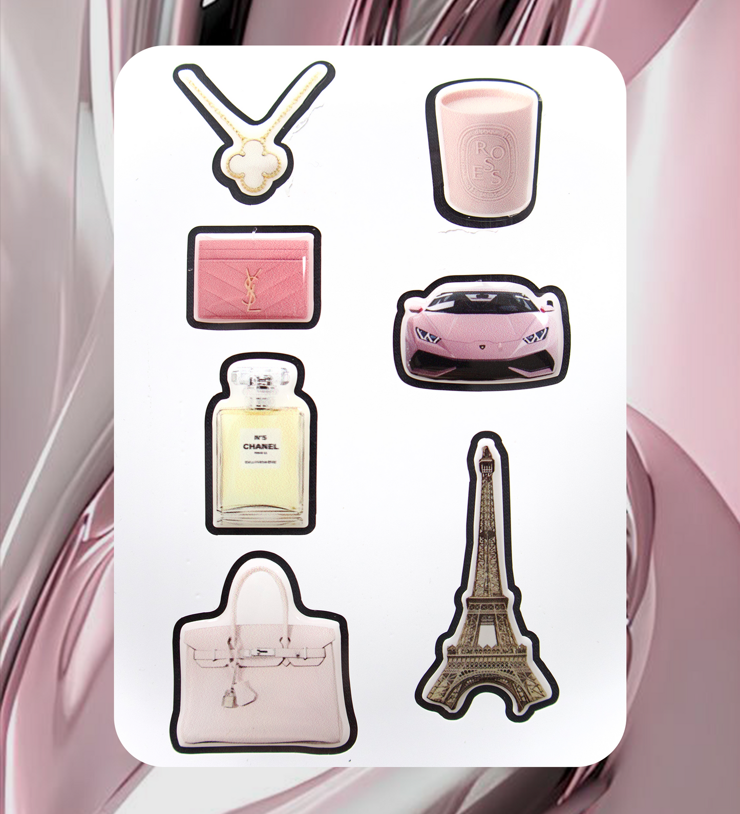 3D Epoxy Luxury Stickers