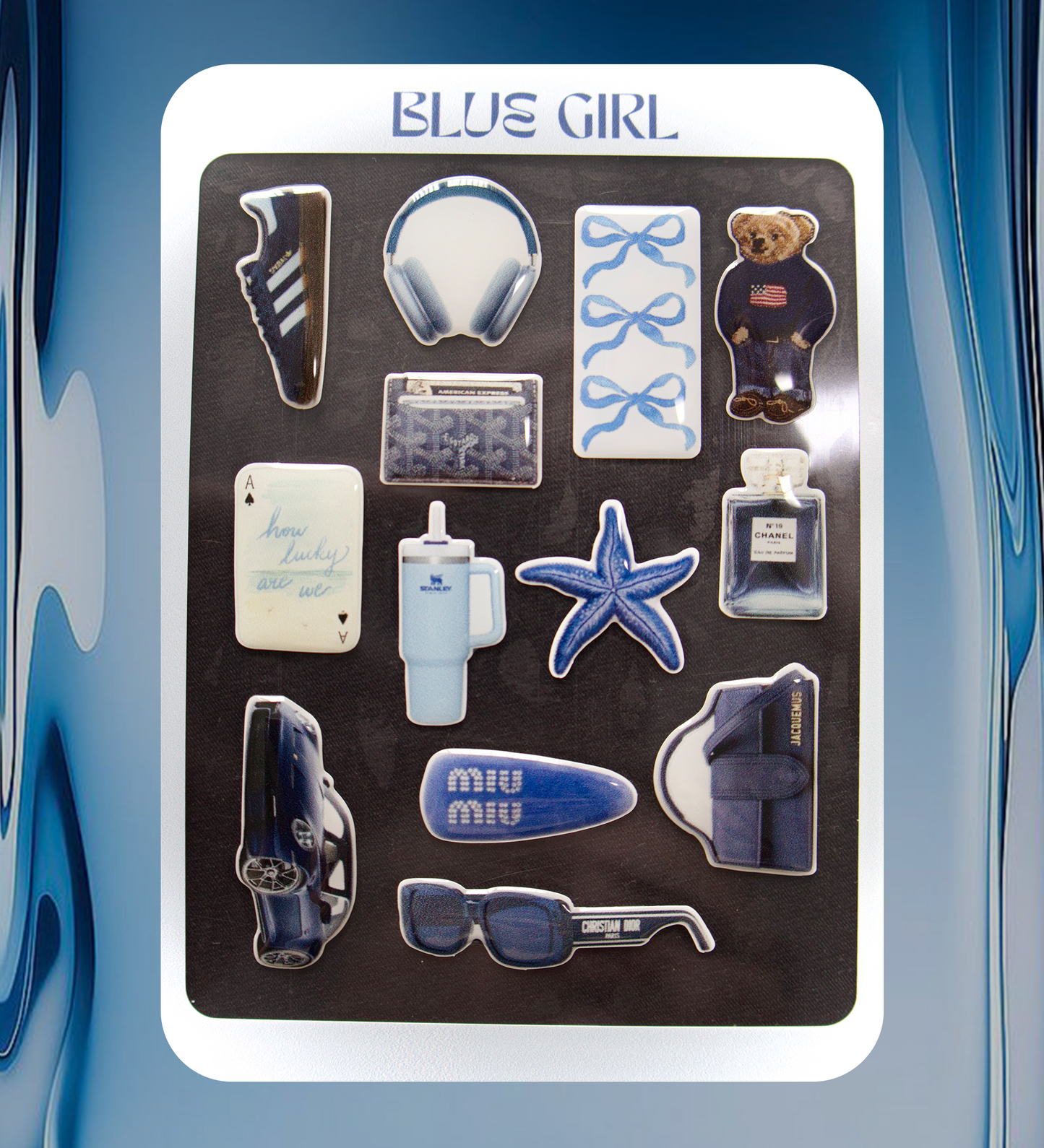 3D Epoxy Luxury Stickers