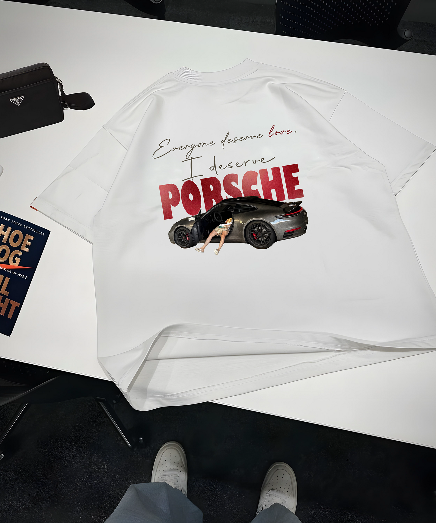 Everyone deserve love, I deserve Porsche - majica